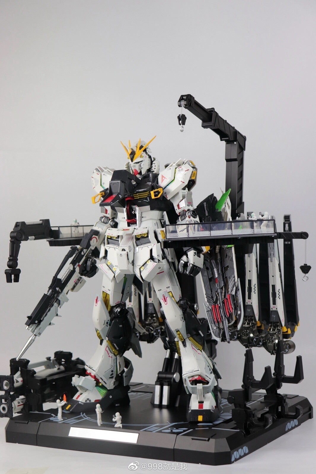 DABAN Gundam PG 1/60 Metal Structure RX-93 Nu – LED Model Kit Figure w/Base Set