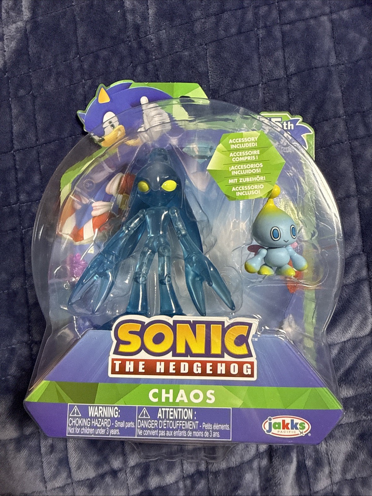 2026 Sonic The Hedgehog CHAOS with CHAO Figure 35th Anniversary Jakks Sega