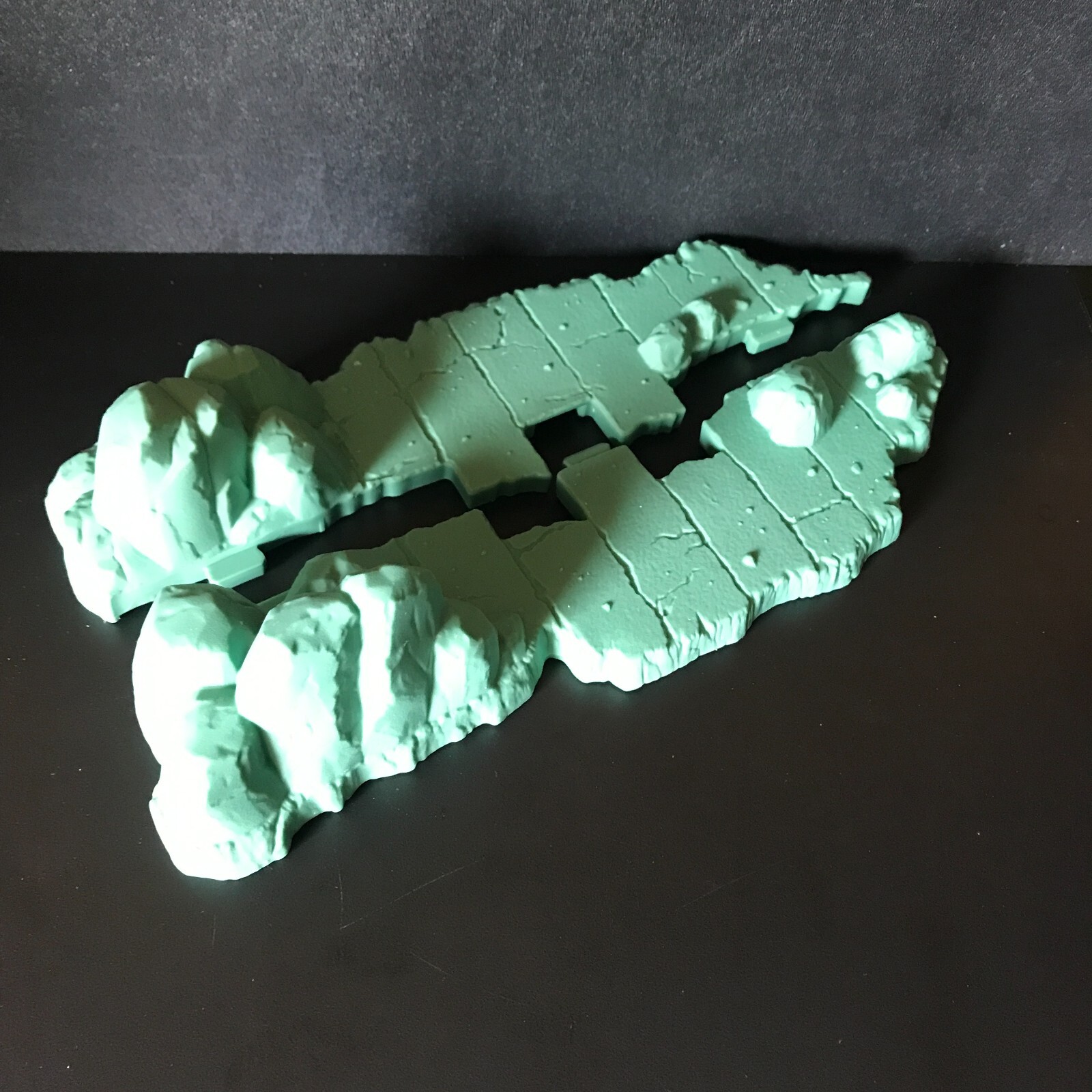 MOTU Origins Castle Grayskull Diorama Builder Rock Ground Figure Stand Display