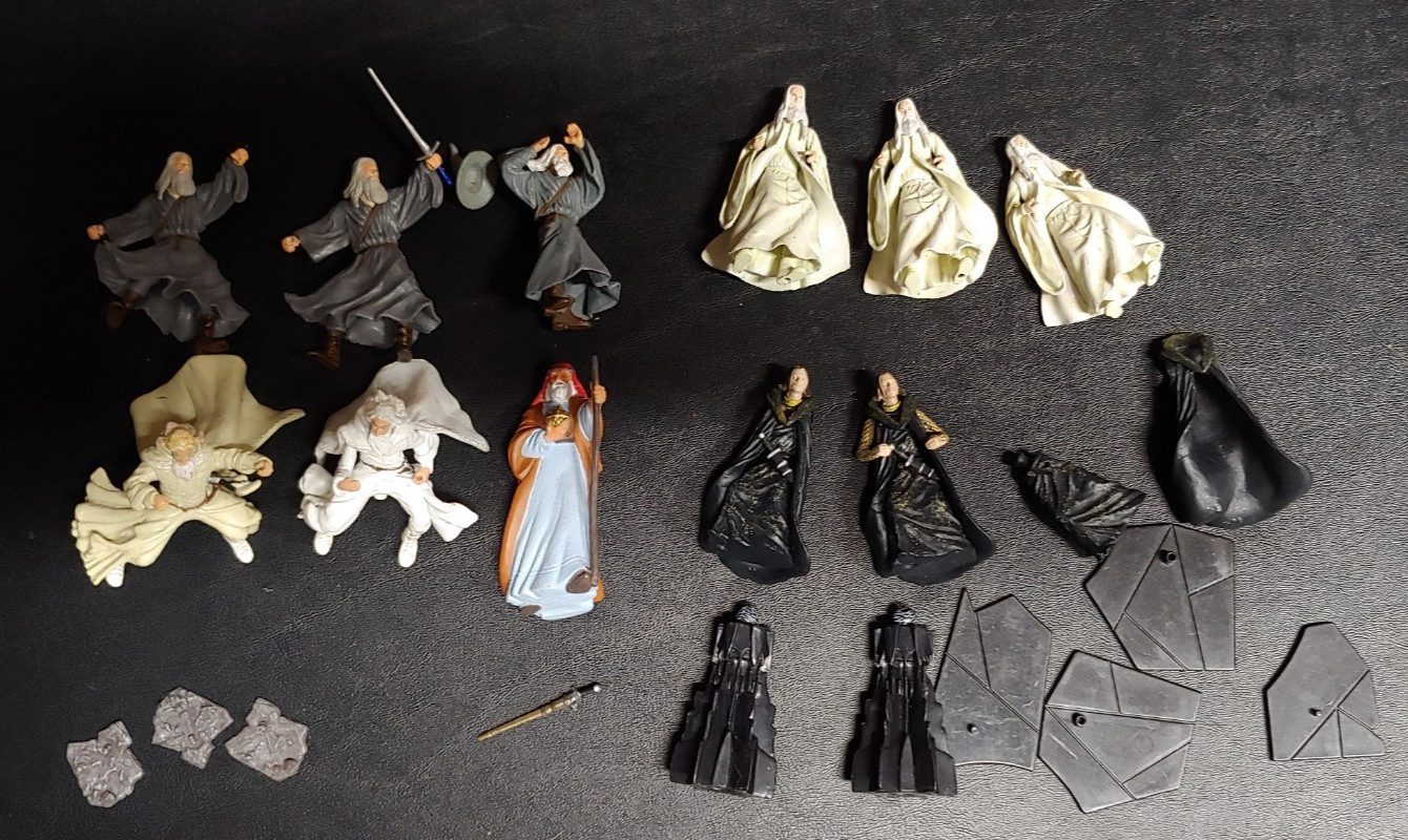 Lord Of The Rings Armies Of Middle Earth Figure Gandalf Saruman Grima Lot