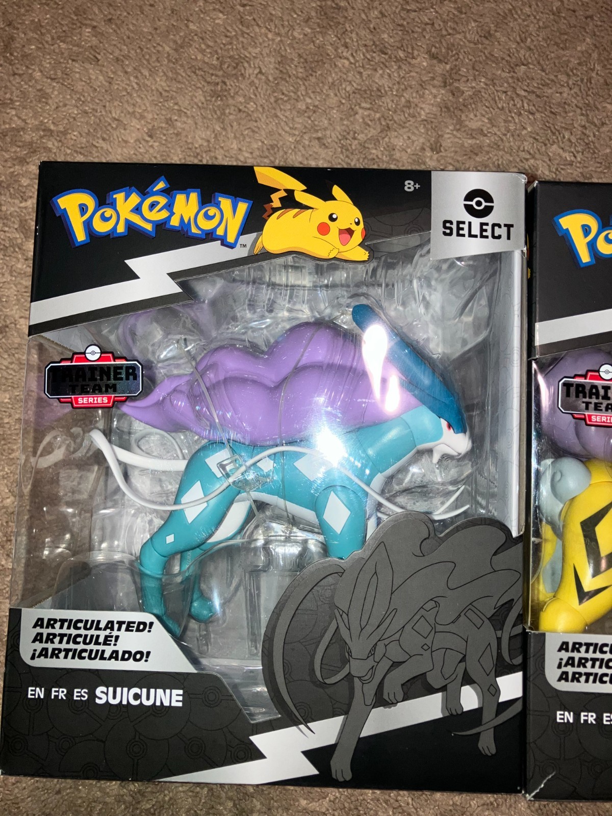 Jazwares Pokémon Entei Suicune Raikou Select Trainer Series