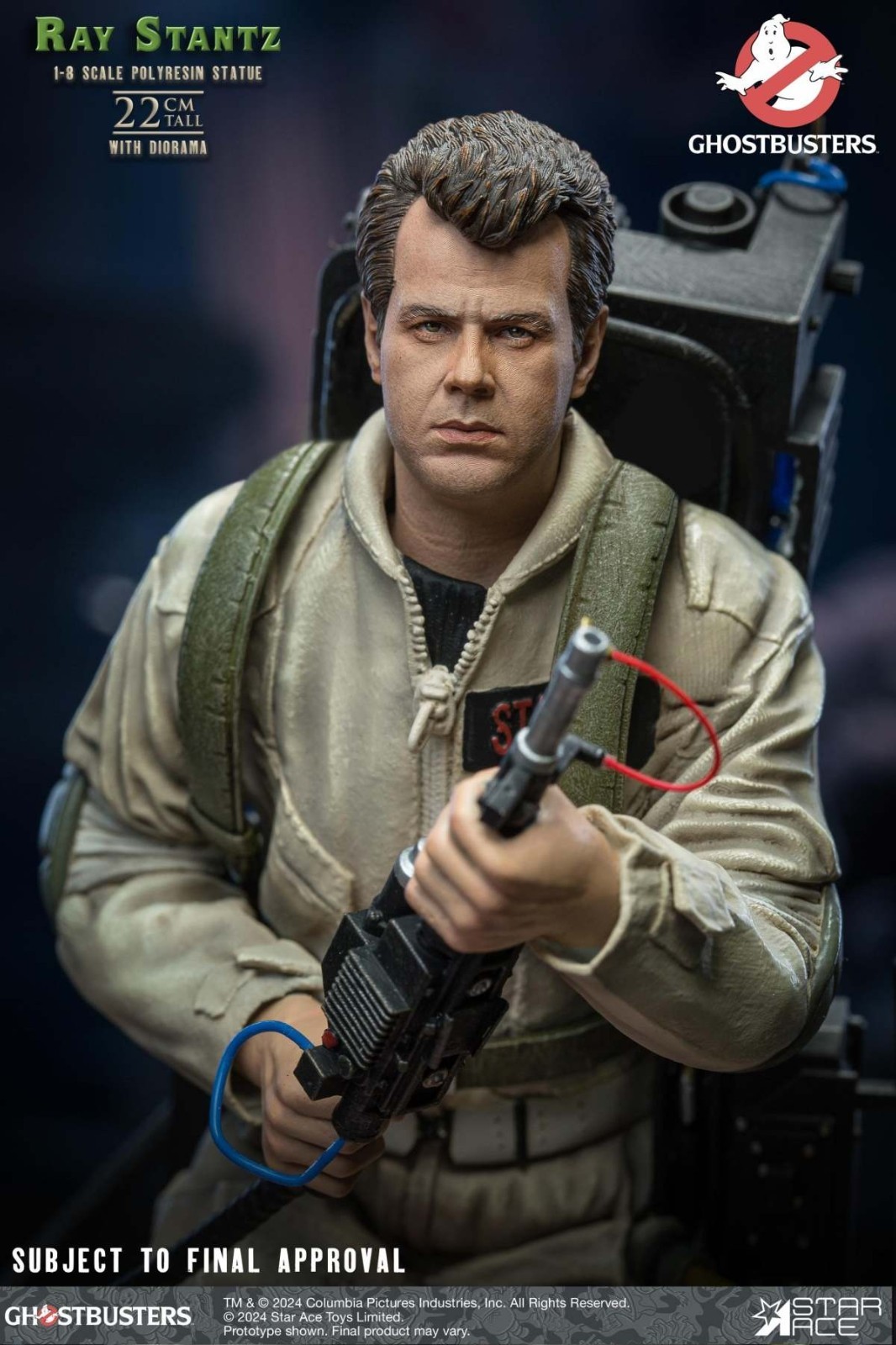 Star Ace 1/8 Ray Stantz Polyresin Statue Ghostbusters with Diorama SA8056