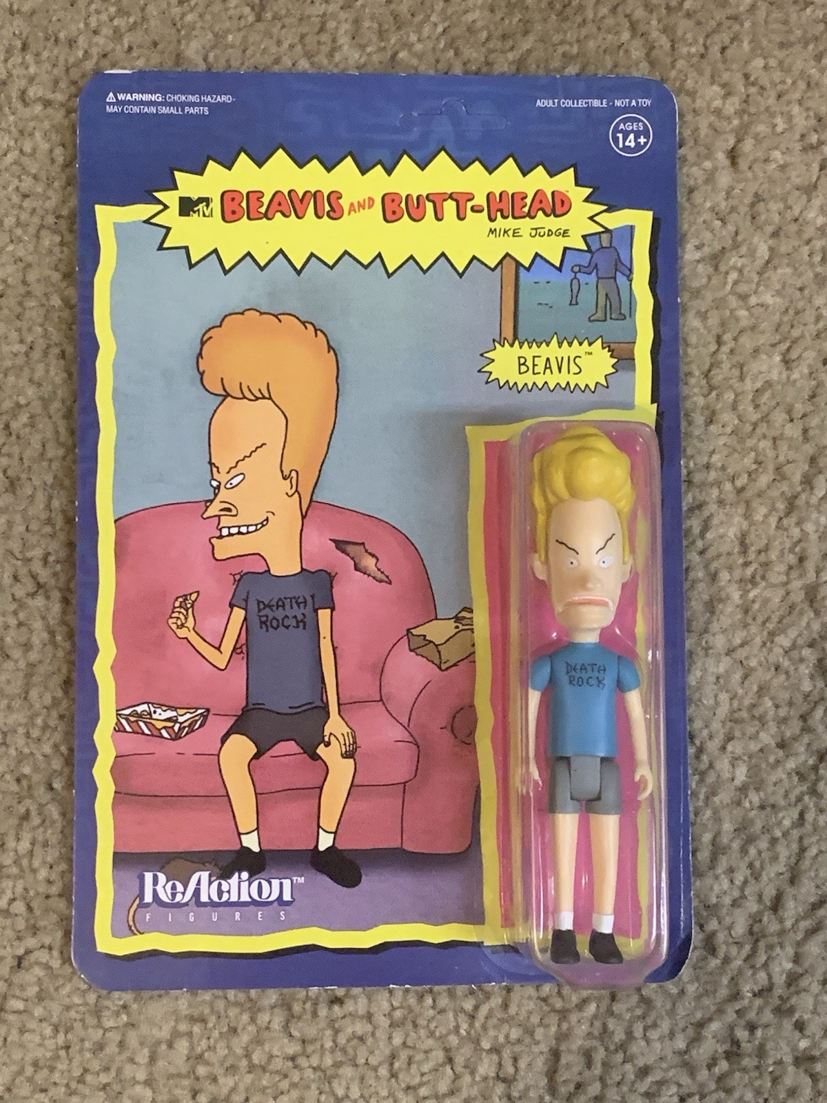 Super7 Beavis And Butthead Beavis ReAction Figure NEW
