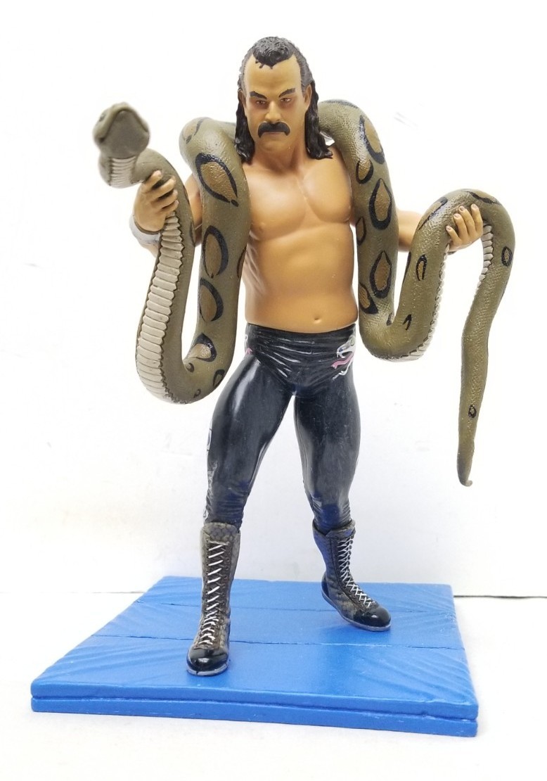 Incomplete Jakks 7.50″ WWE Unmatched Fury “Jake “The Snake” Roberts” Figure READ