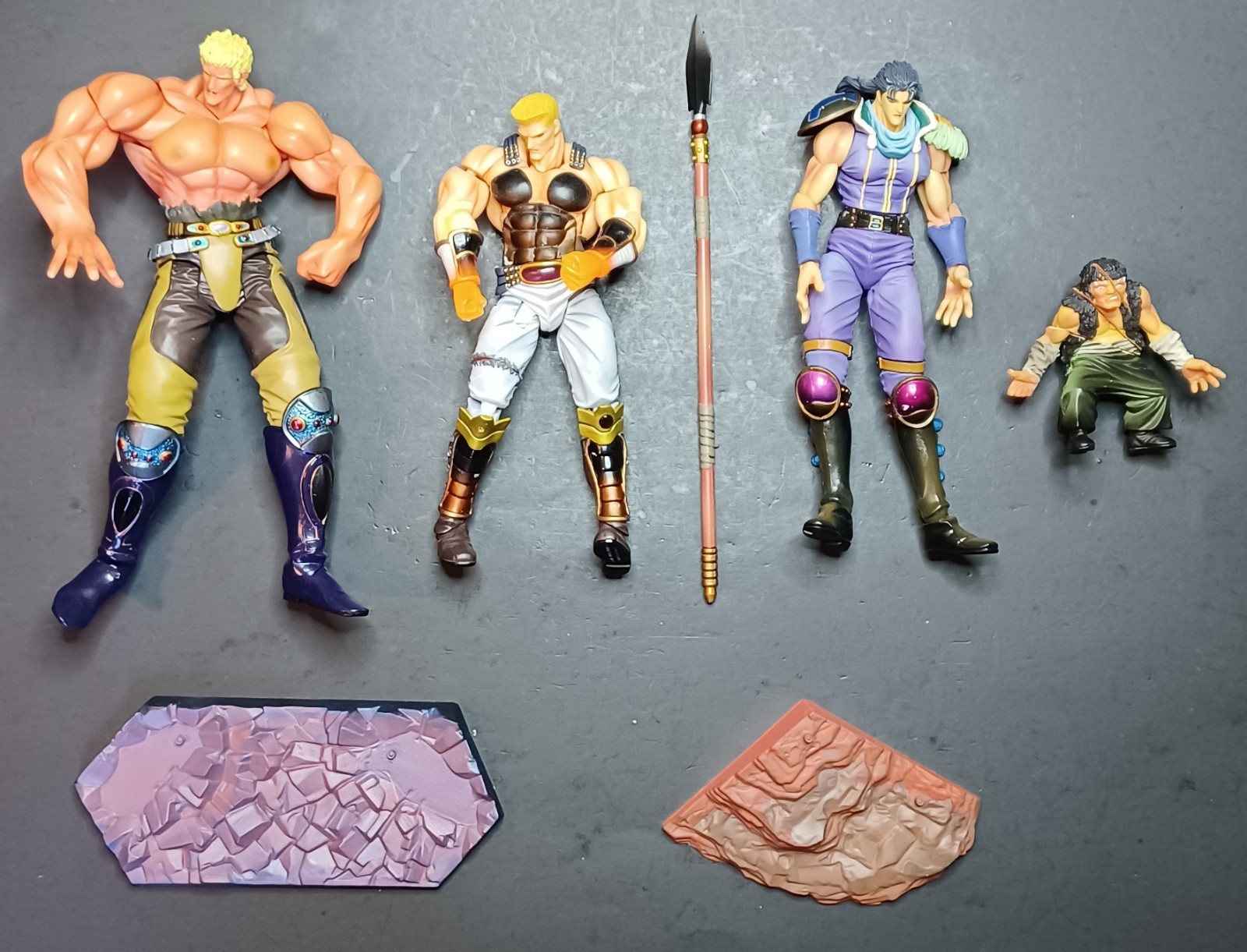 Kaiyodo Xebec Toys Fist of the North Star Action Figures Lot of 4