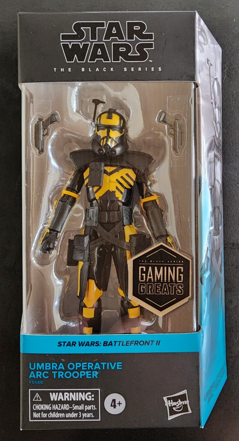 Star Wars Black Series Umbra Operative Arc Trooper Action Figure Gaming Greats