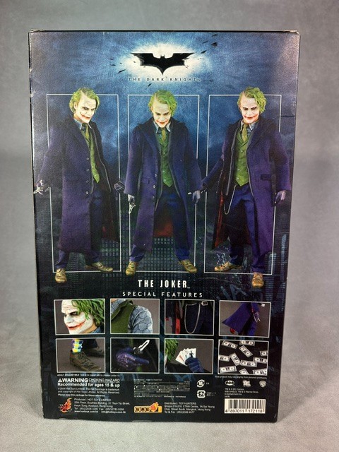 Hot Toys 1/6 MMS68 THE JOKER Movie “The Dark Knight” Heath Ledger *RARE* NIB
