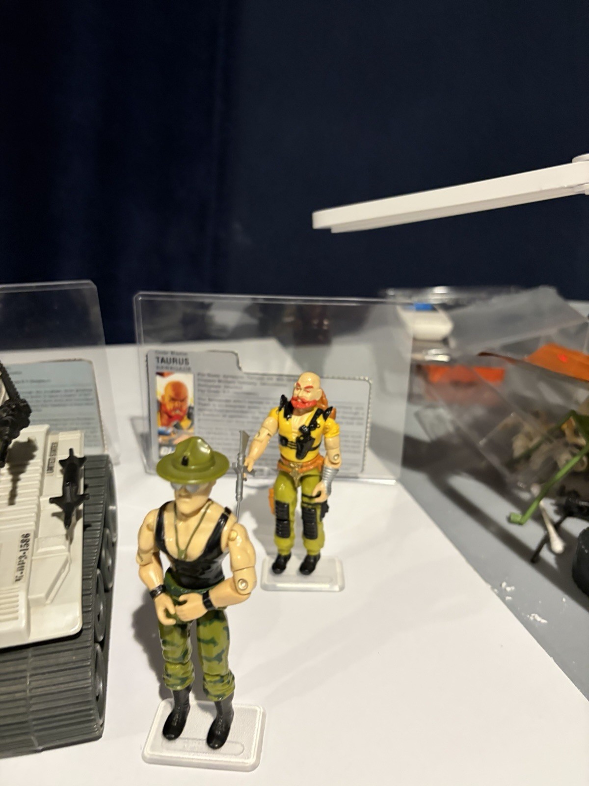 gi joe sgt slaughter 1986 With Triple T Tank And Renegades