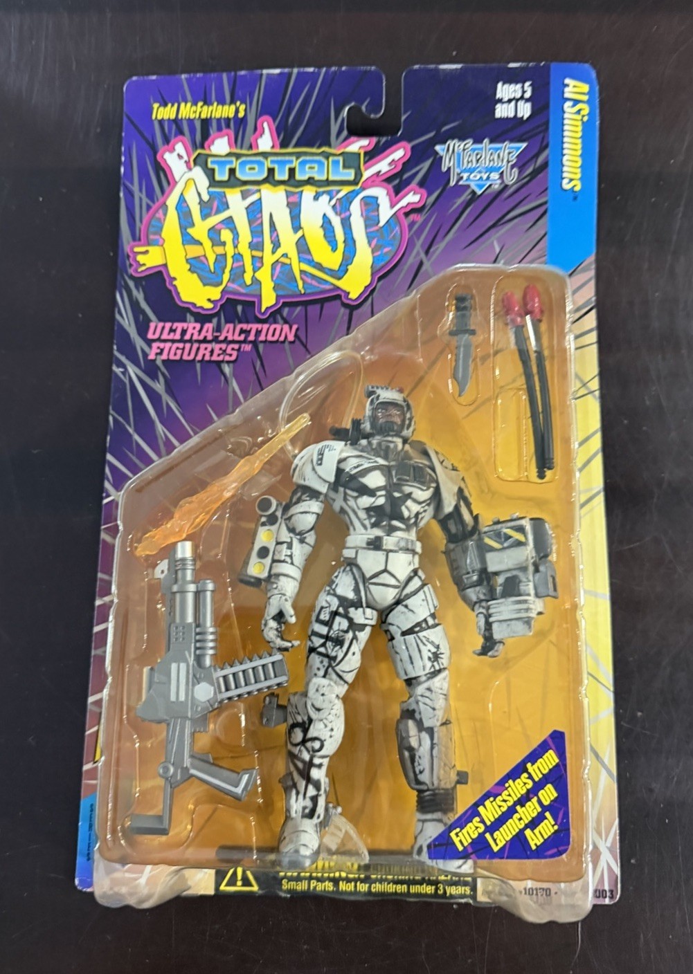 VTG 1997 TOTAL CHAOS BLITZ & Al Simmons MCFARLANE TOYS ACTION FIGURE BRAND NEW