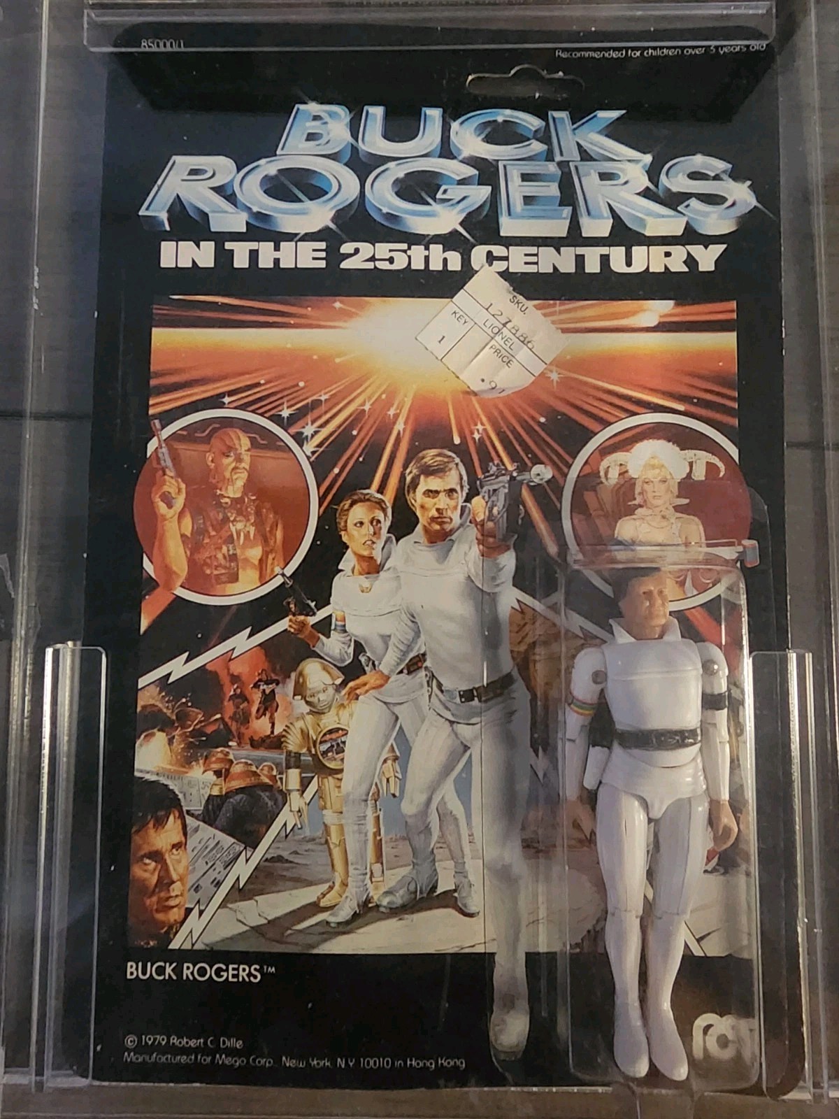 Mego Buck Rogers 1979 Carded Action Figure Set Complete With Custom Hawk..