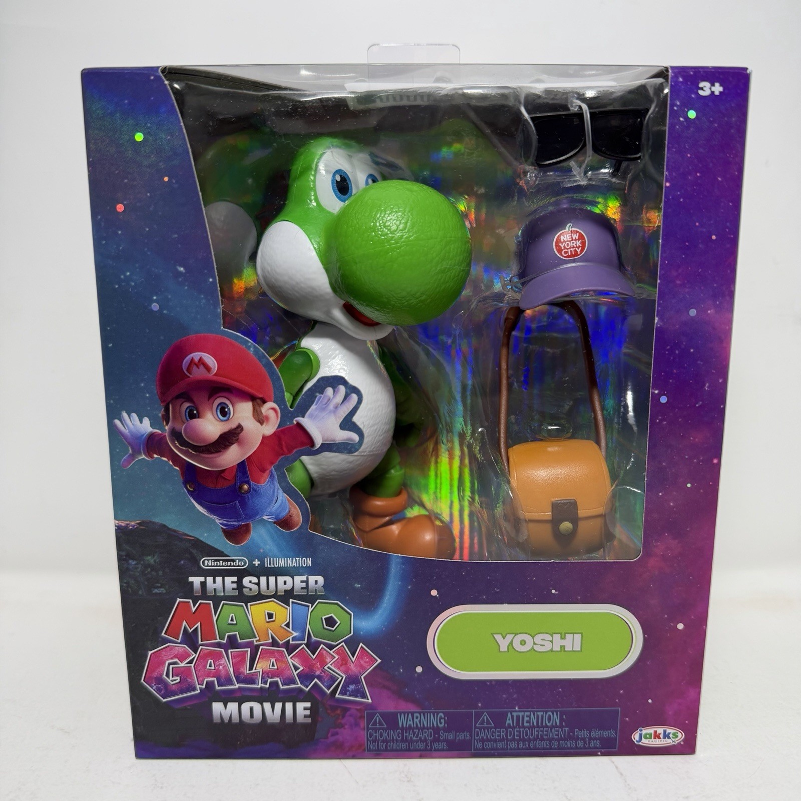 The Super Mario Galaxy Yoshi 5″ Action Figure NEW IN HAND NOW