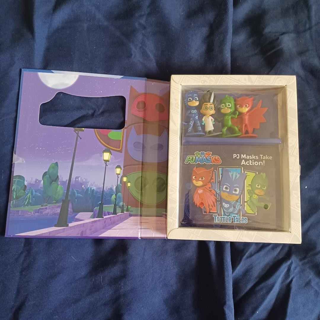 2020 Phidal Frog Box 3 Years Up PJMasks 4 Figurines & Storybook Tattle Tales