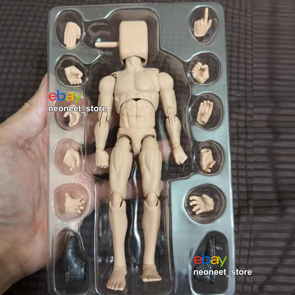 NT-02W: Nota Studio Notaman 1/12 Scale Male Base Body – Slim, Wide Shoulder Type