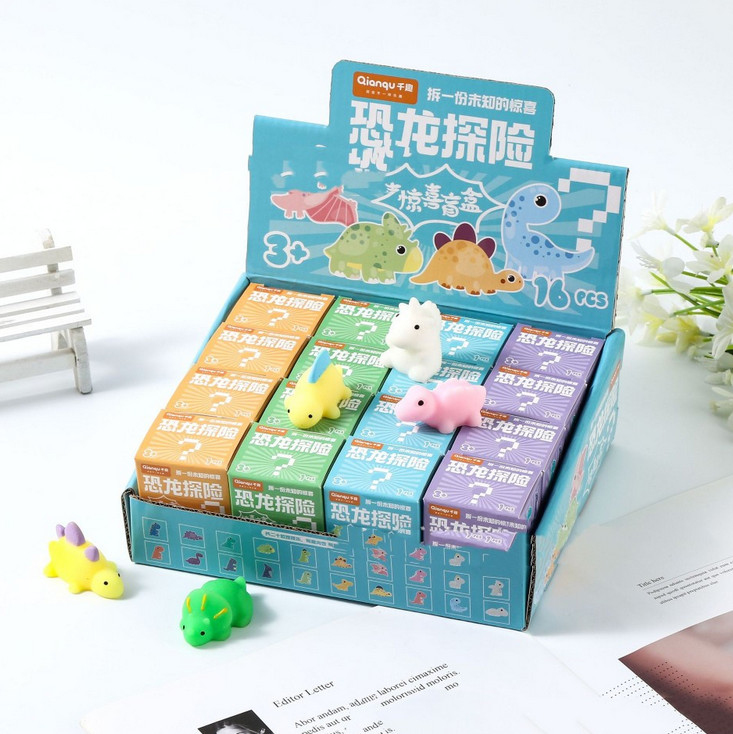 Squishy Dinosaur Adventure Random Box Kids Toys Decompression Vent Squeeze
