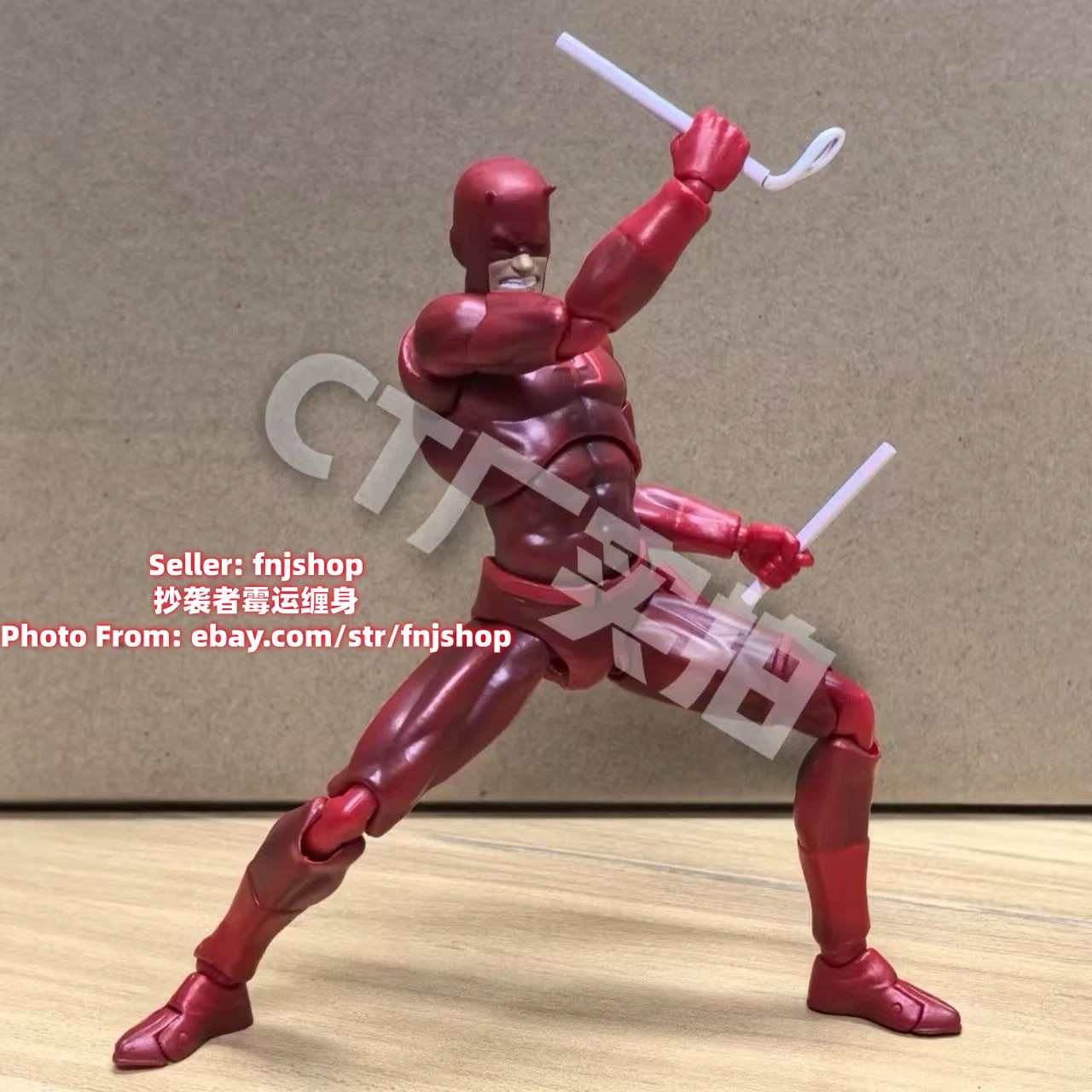 US STOCK! CT Toys No.223 Daredevil Comic Ver. 6in Action Figure Boxed Xmas Gift‌