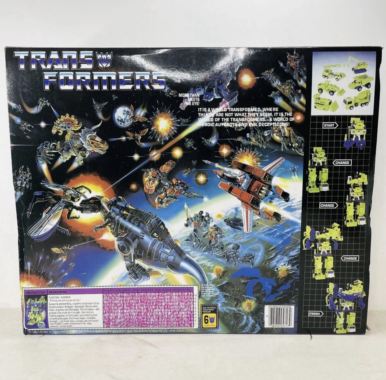 Transformers G1 Constructicon Devastator Transforming Toy Figures Re-Issue Ver.