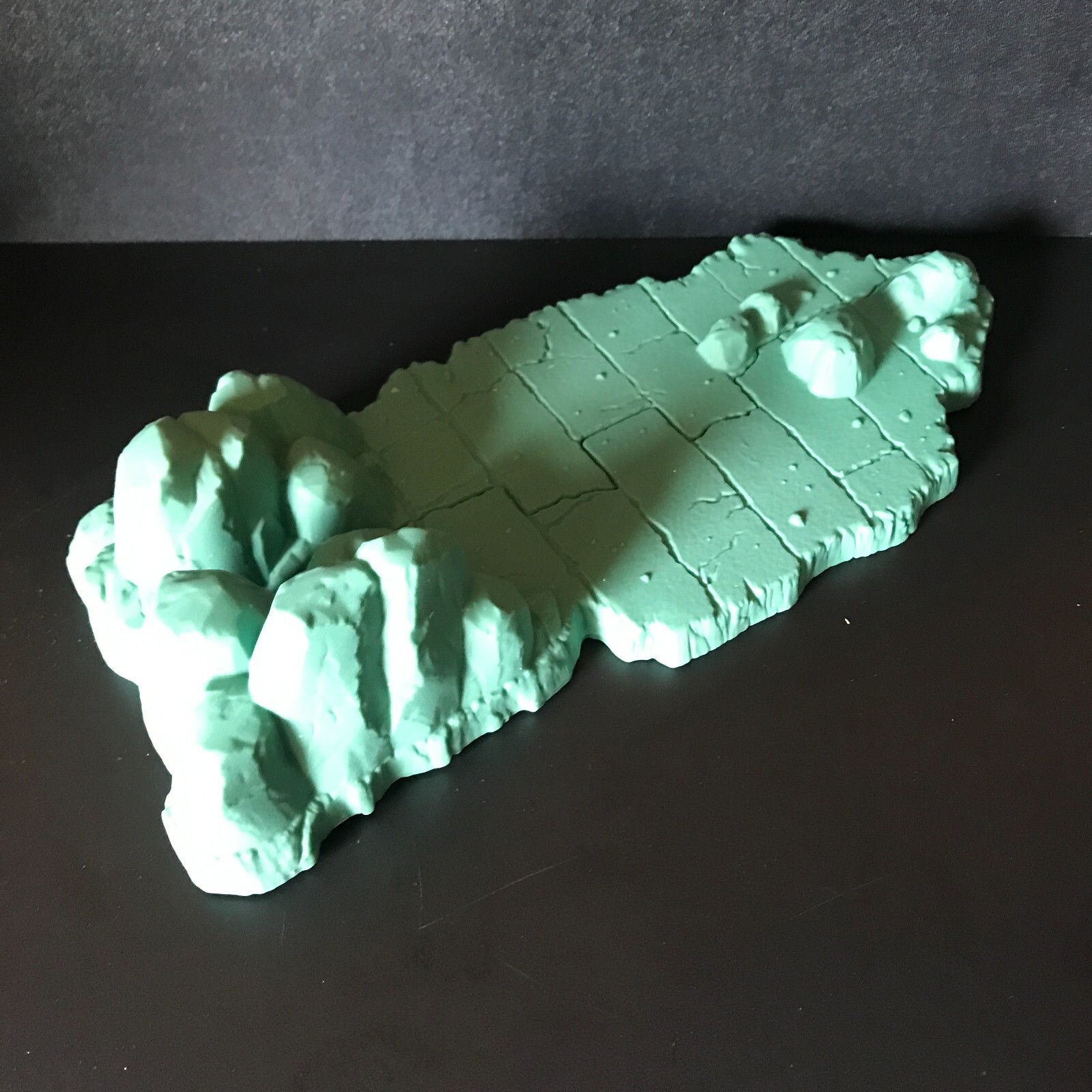 MOTU Origins Castle Grayskull Diorama Builder Rock Ground Figure Stand Display