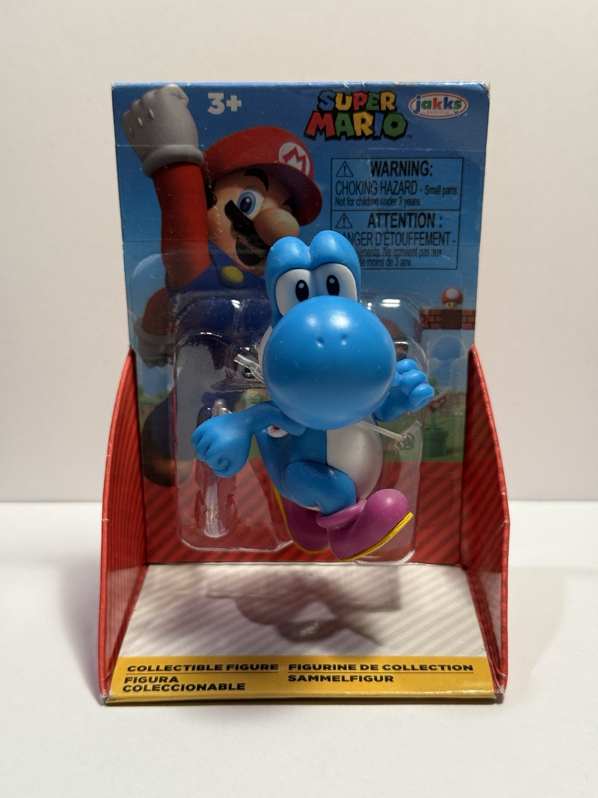 Super Mario Bros LIGHT BLUE YOSHI 2.5″ Mini Figure Jakks Pacific 2021 Nintendo