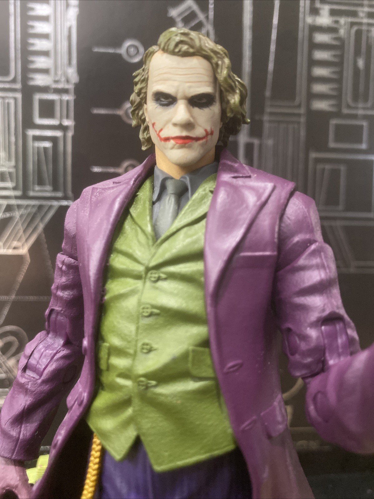 McFarlane JOKER Dark Knight Movie DC MULTIVERSE Heath Ledger 2023 7in.