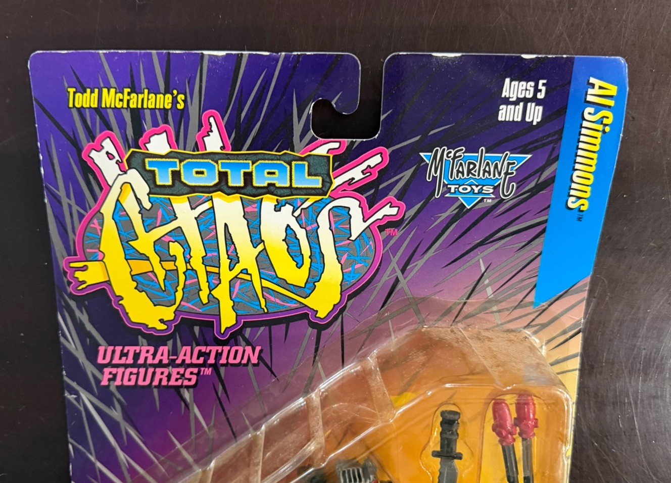 VTG 1997 TOTAL CHAOS BLITZ & Al Simmons MCFARLANE TOYS ACTION FIGURE BRAND NEW