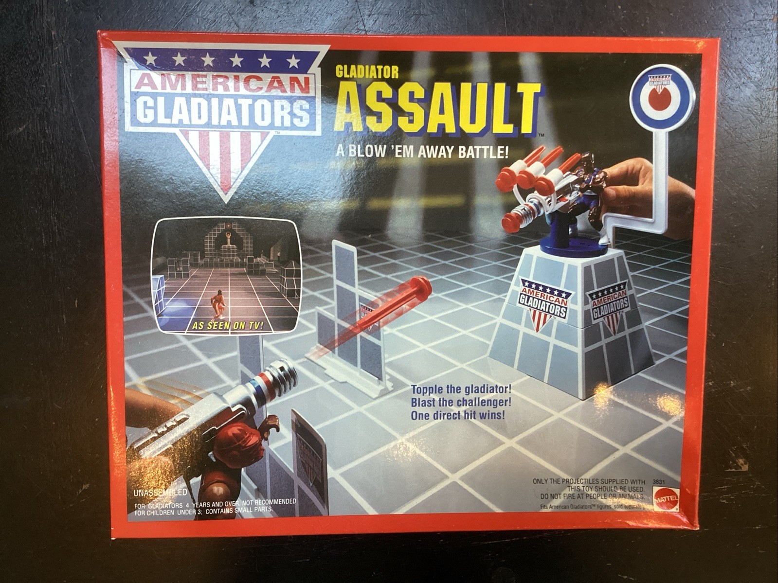 American Gladiators Assault Playset Mattel 1991 NEW Factory sealed Rare