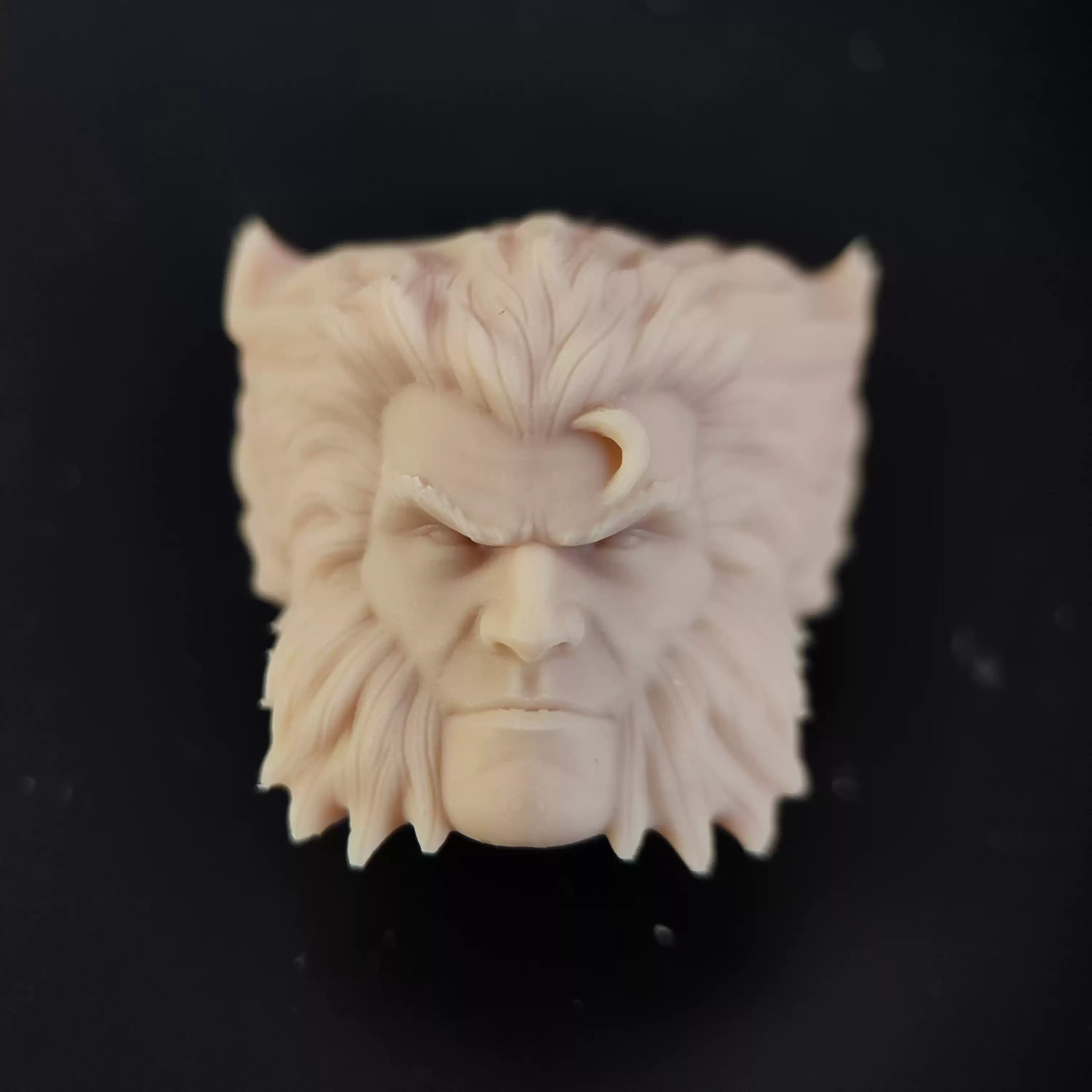 1/18 1/12 1/10 Wolverine C Resin Unpainted Head Sculpt fit 3.75″ 6″ 7″ Figure