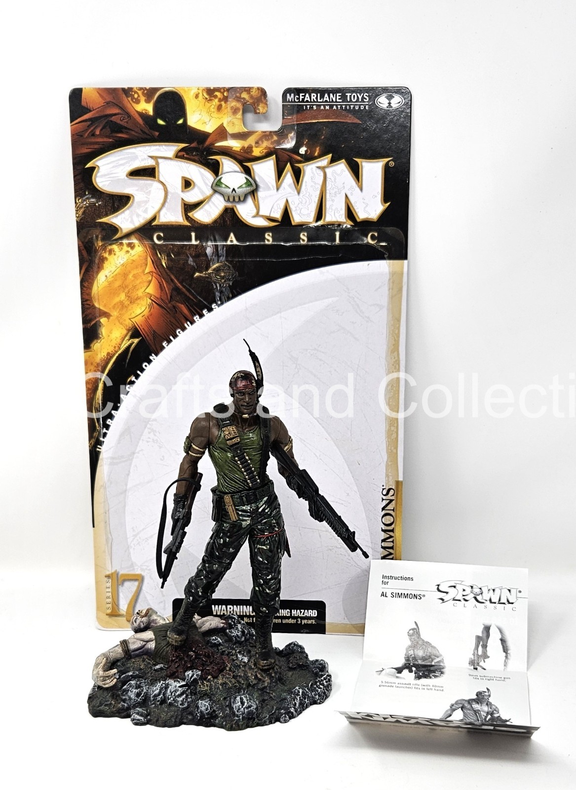 Al Simmons Spawn Series 17 Loose Complete w/Card & Instructions Body Base 2000!