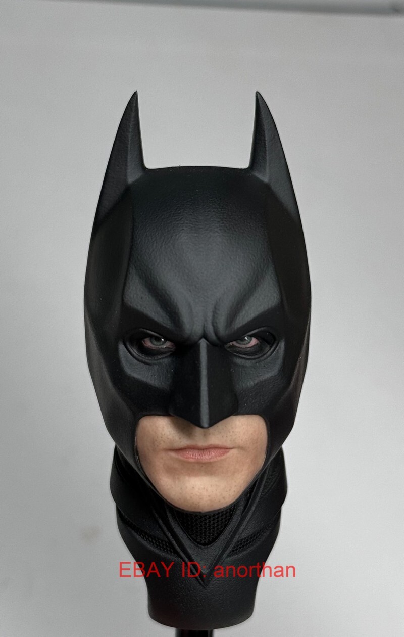 Custom The Dark Knight Christian Bale Bruce Wayne 1/6 Action Figure Head Sculpt