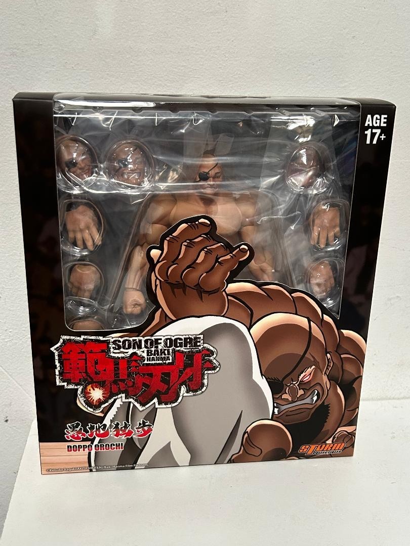 OFFICIAL Storm Collectible Baki Hanma Son of Ogre Doppo Orochi Action Figure USA