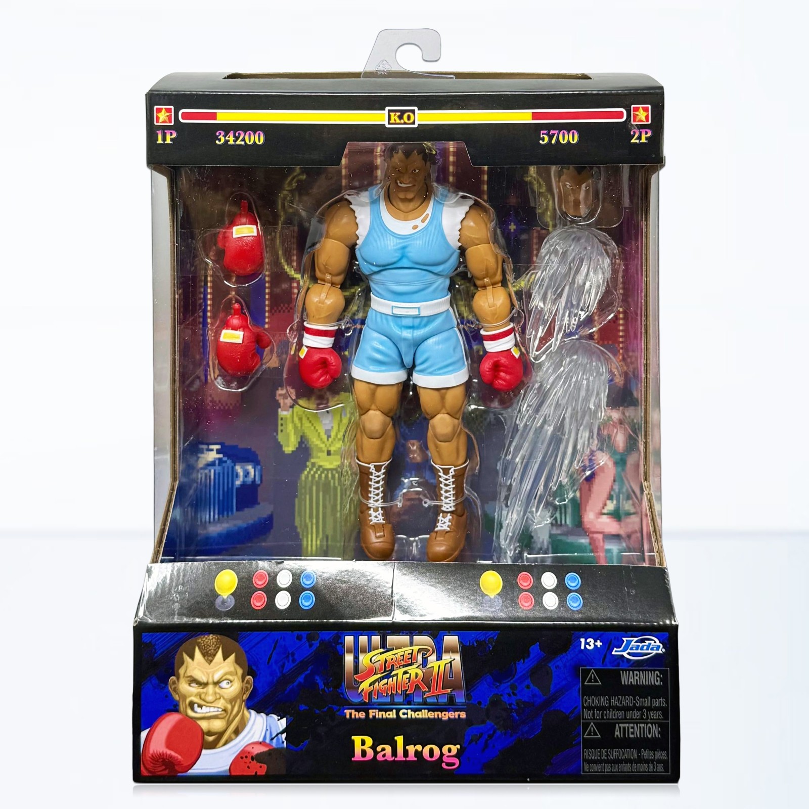 Jada Toys Ultra Street Fighter II: The Final Challengers Balrog Figure In Stock