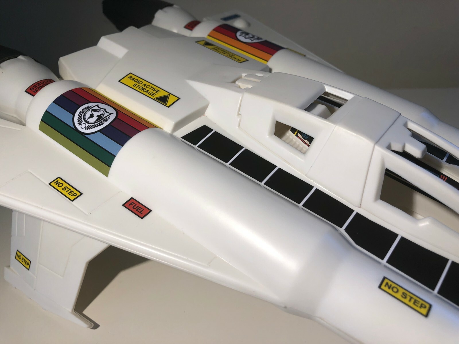 1979 MEGO Buck Rogers Star Fighter | 23 BOX STICKER DIE-CUT