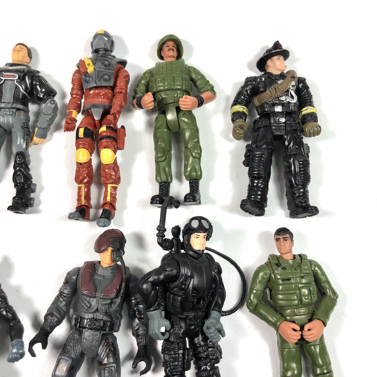 Chap Mei & Others Army Military Action Figures Lot Of 13 Plus Accessories