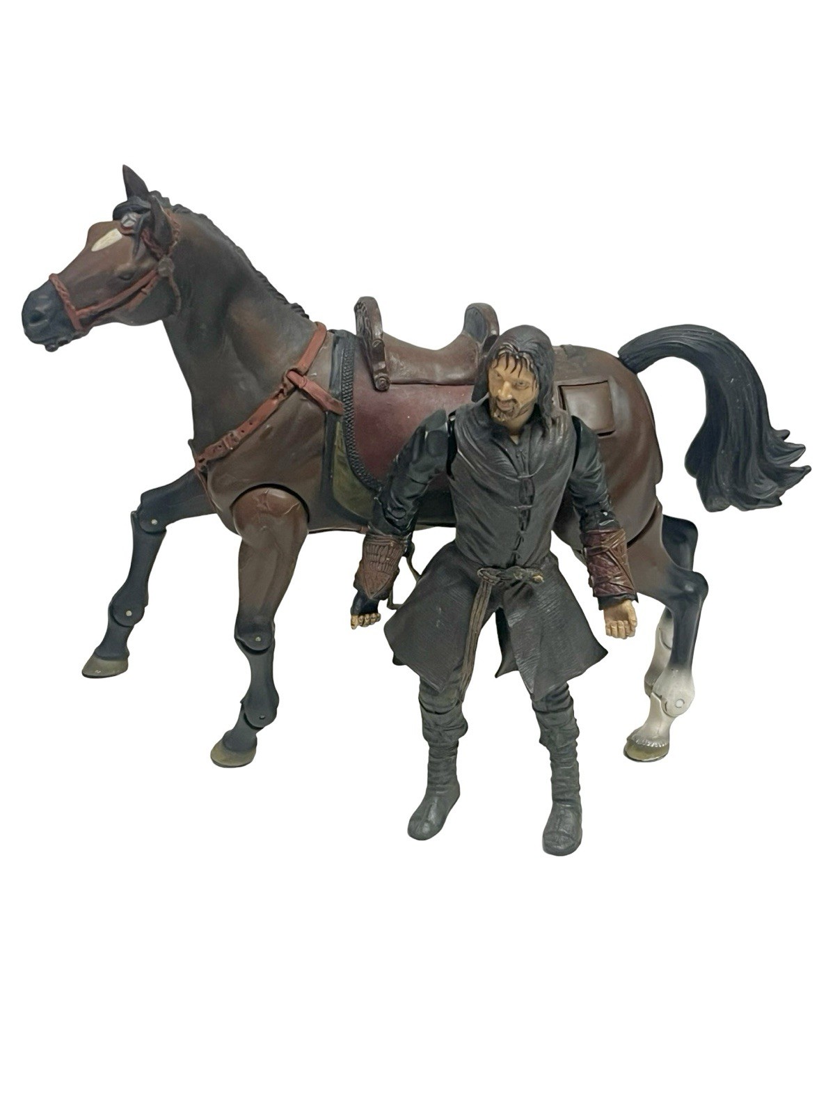 Lord Of The Rings Aragorn And Brego Deluxe Horse And Rider Set ToyBiz 2002