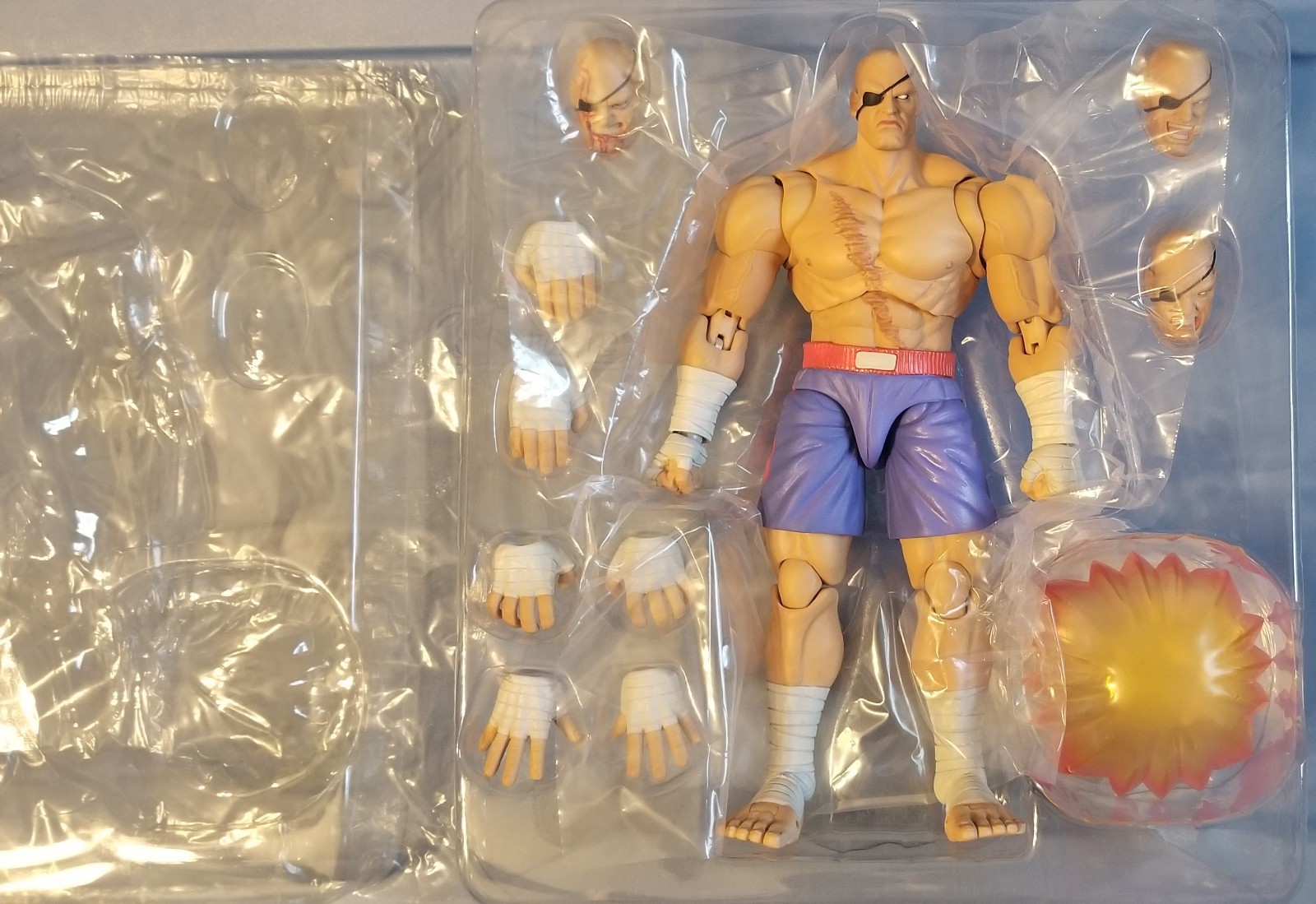 Storm Collectibles 1/12 Ultra Street Fighter II 2 Sagat MvC USA SELLER NEW READ