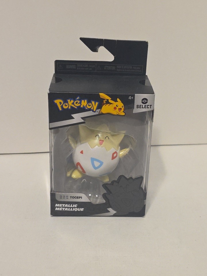 Unopened Pokemon Select Togepi Metallic Figure 3″ Series 3 Pokémon Jazwares New