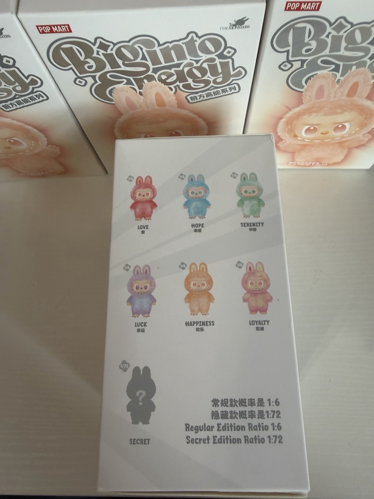 Set of SIX – Labubu Big Into Energy FULL Set NO SECRET (please read description)