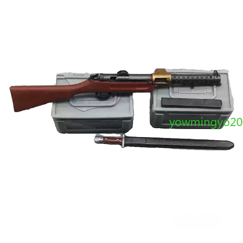 3D Printed Lanchester MKI Submachine Gun 1:6 Scale Military Collectible Toy Gift