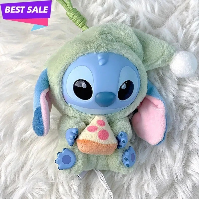 Miniso Stitch Eat Something Before Sleep Series Vinyl Figure Confirmed Blind Box