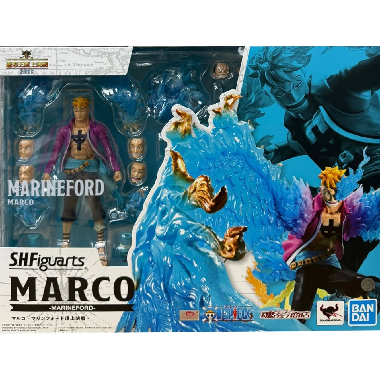 In-Stock Bandai S.H.Figuarts SHF MARCO -MARINEFORD- (One Piece)