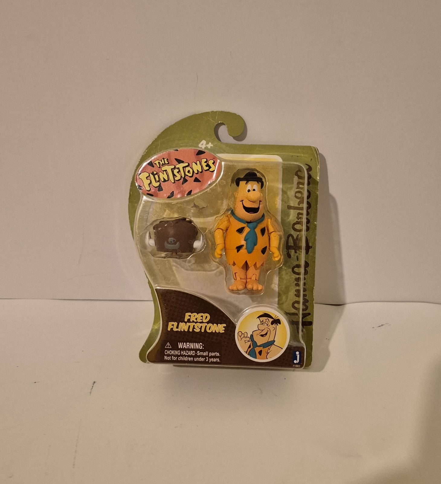 Hanna Barbera The Flintstones Fred Flintstone w/ Lodge Hat 3″ Action Figure