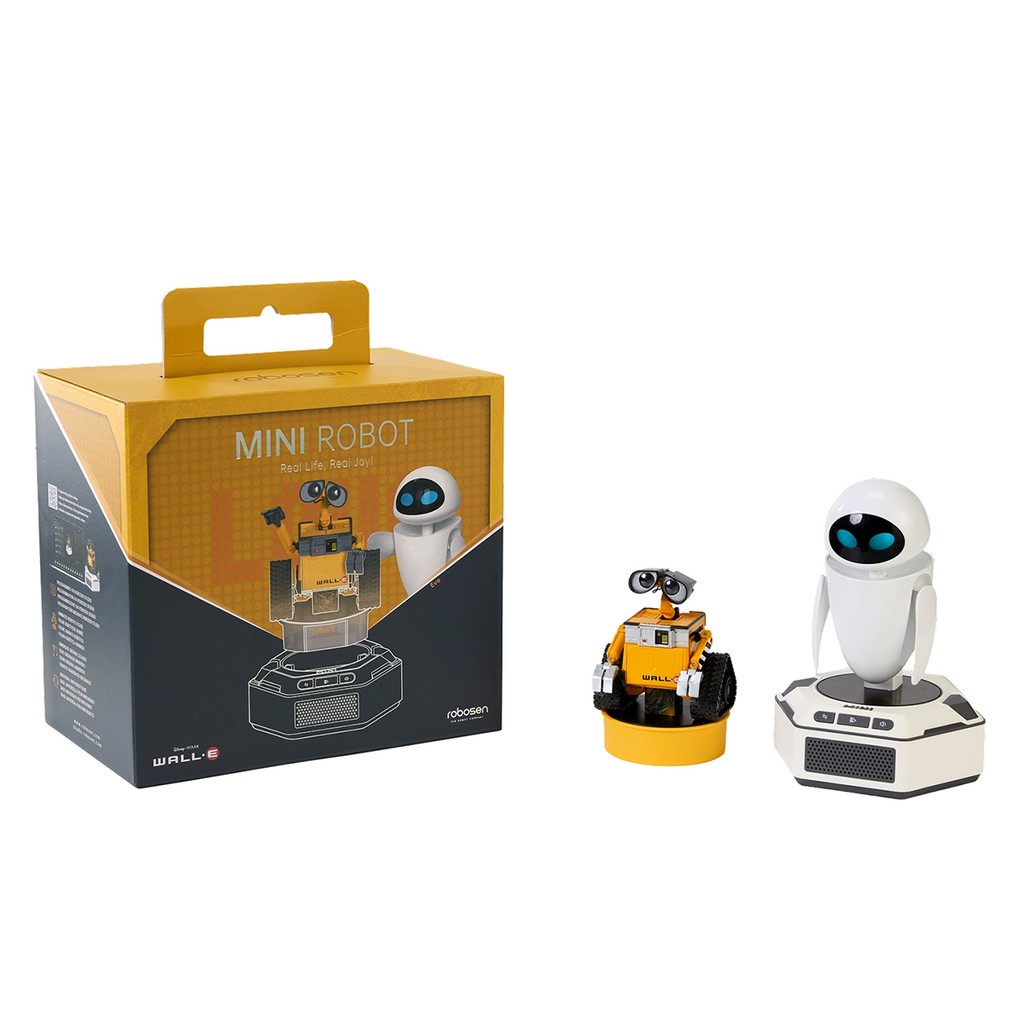 HIPLAY Robosen Mini Robot WALL·E + EVE + Base Action Figure Set