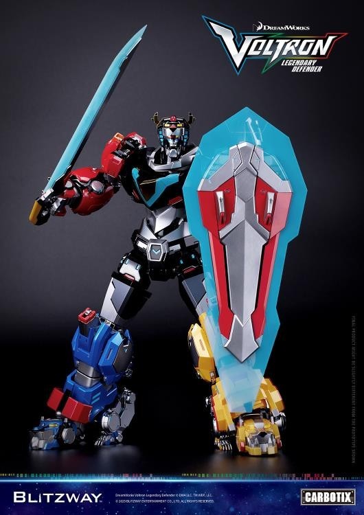 Voltron Legendary Defender Carbotix 10th Anniversary Standard Edition Figure