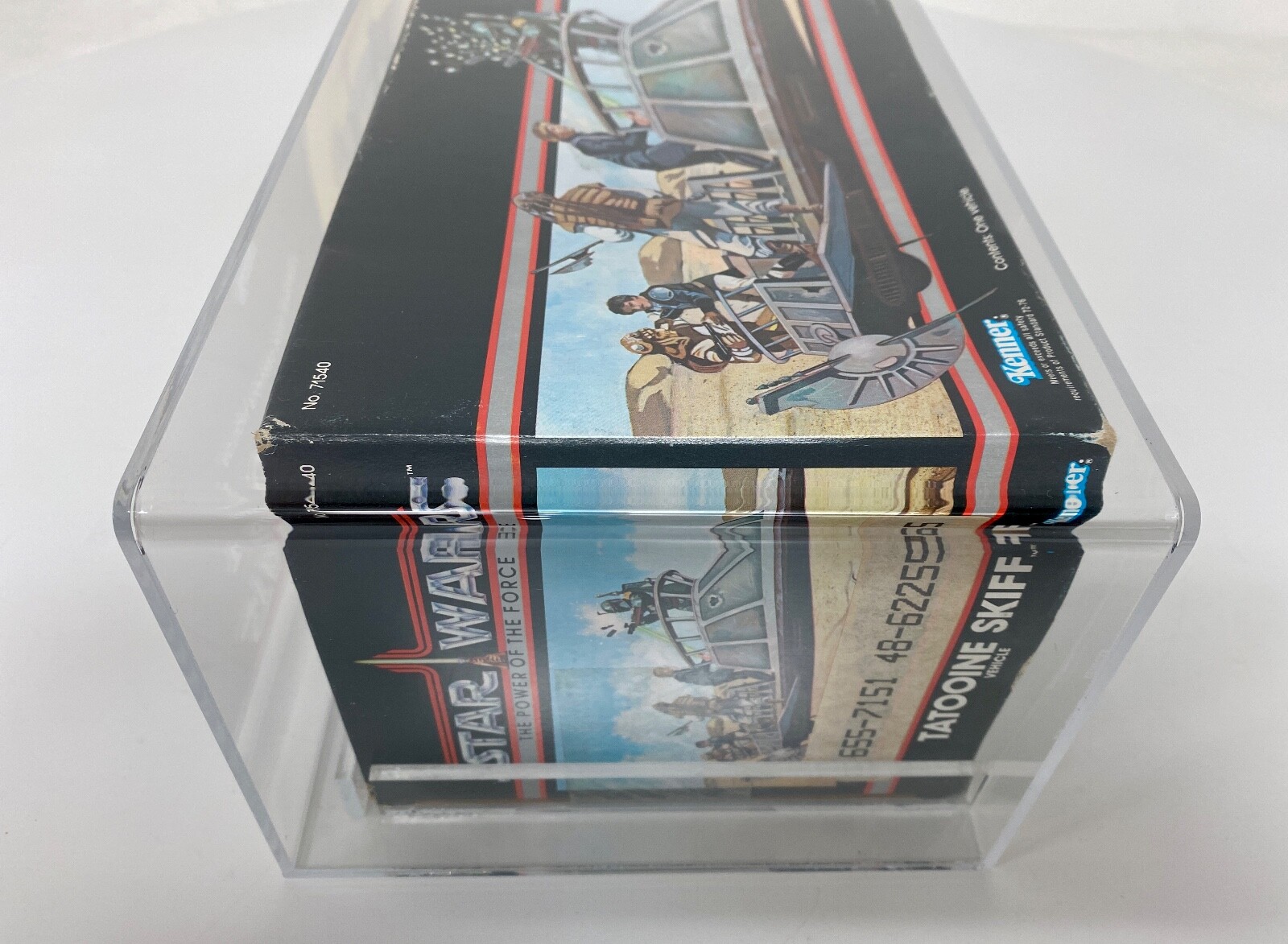 AFA 70 Red Label Vintage 1985 Kenner Star Wars Power of the Force TATOOINE SKIFF
