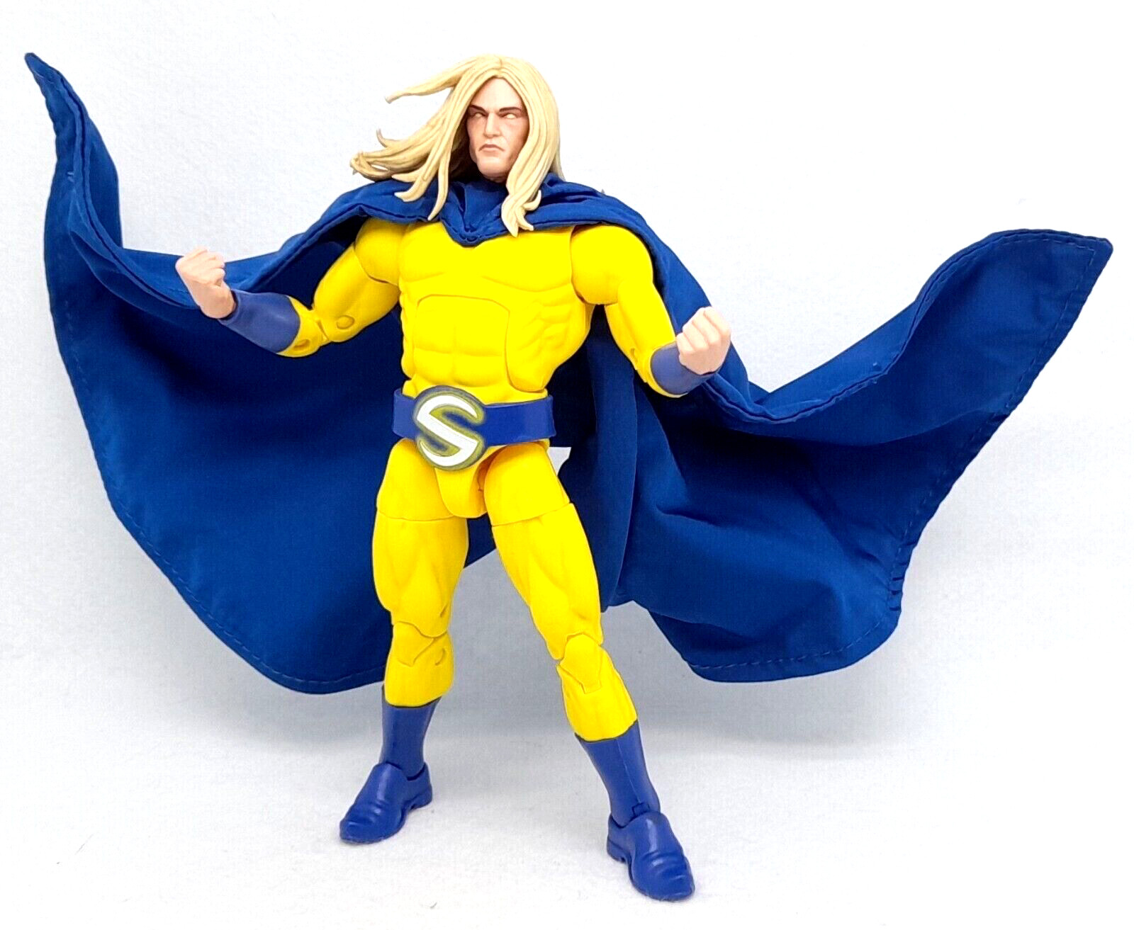 SU-C-SEN-V2: 1/12 scale Blue Wired cape for Marvel Legends New Sentry