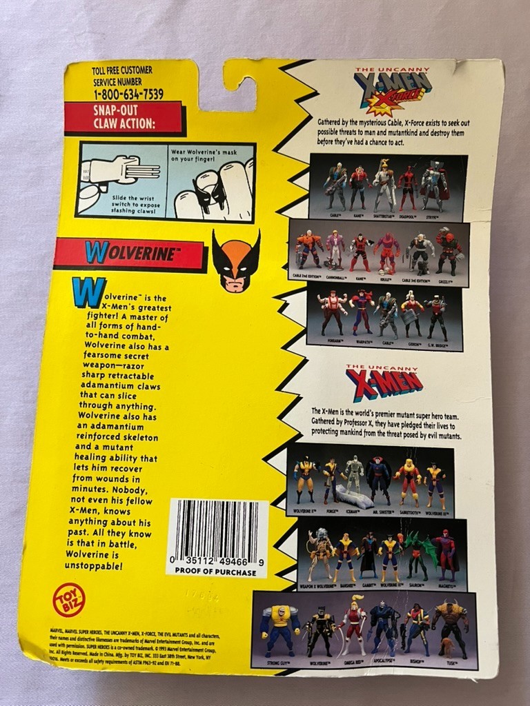 Vintage 1989-1990s Toy Biz Marvel & DC Super Heroes Action Figures Lot of 14