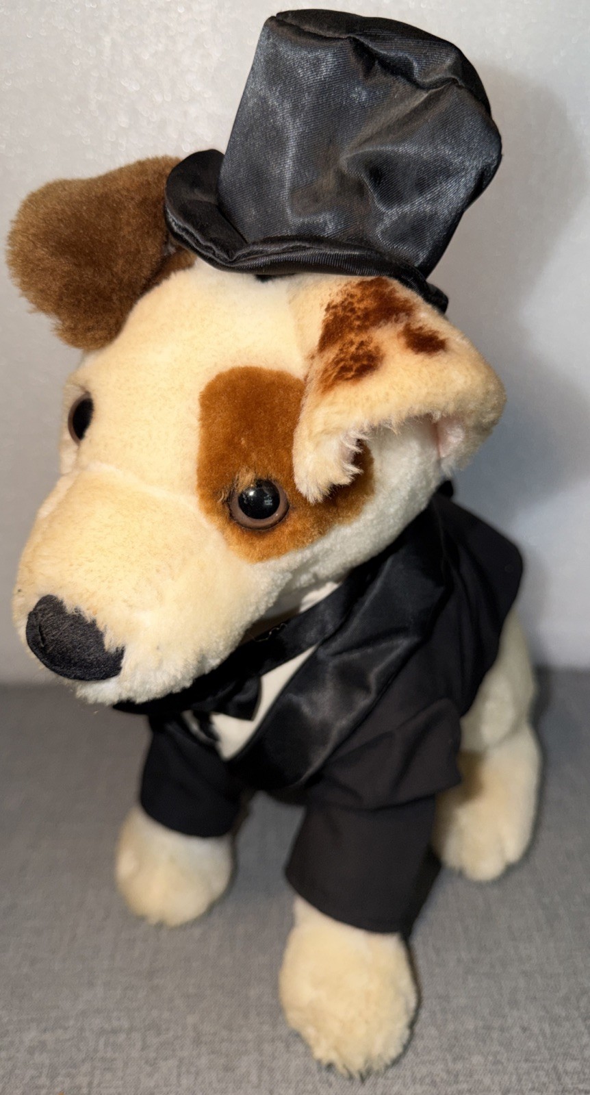 1996 Wishbone Phantom of the Opera 12″ Plush Dog Equity Toys PBS TV Show