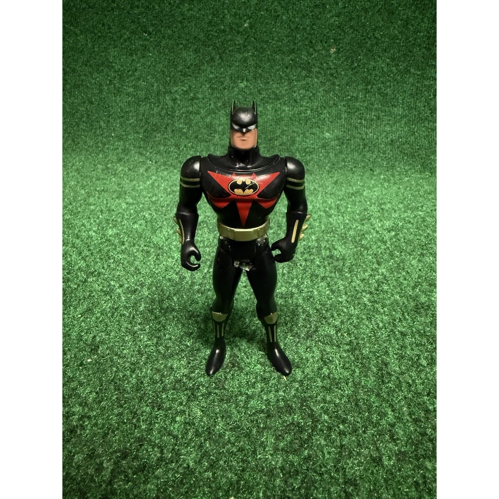 Batman Forever Action Figure Black Gold Red 1993 Kenner- DC COMICS Vintage