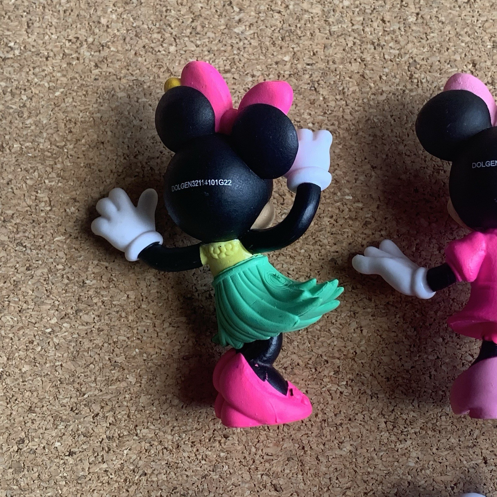 Disney Minnie Daisy PVC Plastic 2.5” Figure Lot of 4