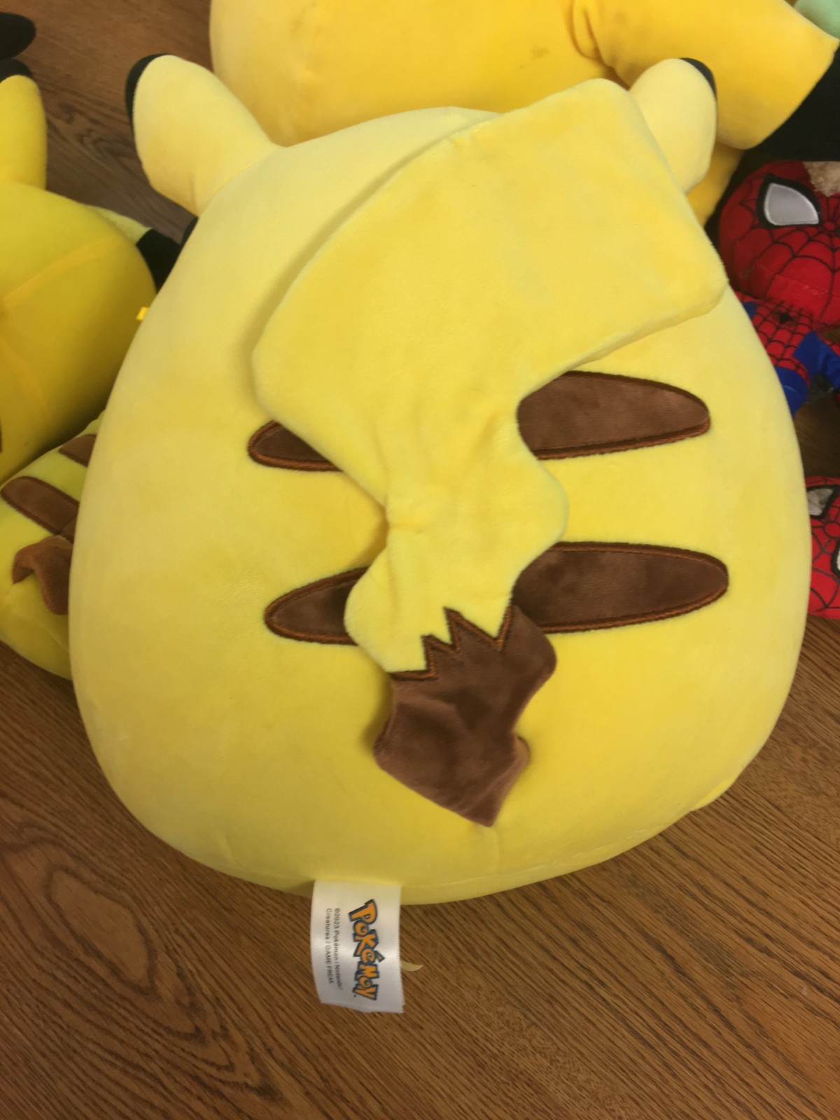 Plush Lot Of Pikachu Star Wars Grogu Jurassic Park Spider-man Captain America