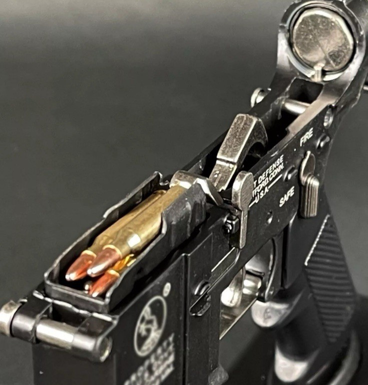 1:2 Scale M4A1 Carbine Black Full Metal Shell Eject Model Non-Firing In Stock